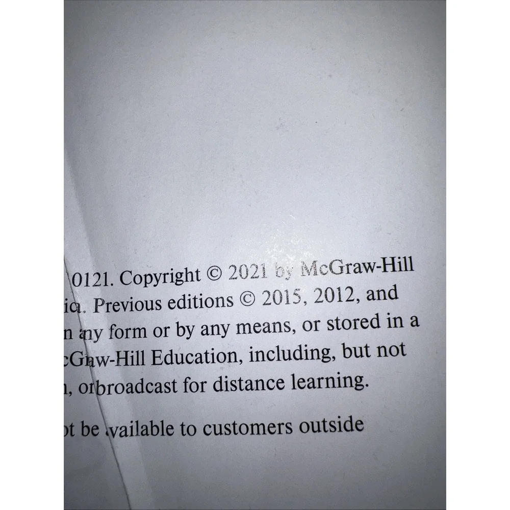 Survey of Accounting 6th Edition 2021 McGraw Hill Homeschool Textbook